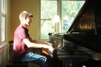 Patrick playing Chopin, 2008
